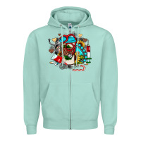 Seafoam Christmas sunflower gemstone nurse Zipper Hoodie - JahusDesignShop