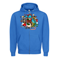 True Royal Christmas sunflower gemstone nurse Zipper Hoodie - JahusDesignShop