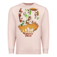 Pale Pink The Monster Squad Premium Sweatshirt - PixelWave