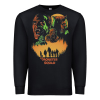 Black The Monster Squad Premium Sweatshirt - PixelWave