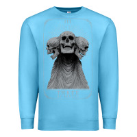 Ocean Blue hunt showdown anniversary three of skulls black t shirt Premium Sweatshirt - PixelWave