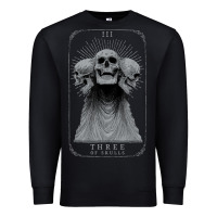 Black hunt showdown anniversary three of skulls black t shirt Premium Sweatshirt - PixelWave