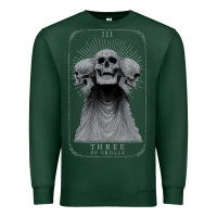 Sports Green hunt showdown anniversary three of skulls black t shirt Premium Sweatshirt - PixelWave