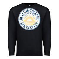 Black rollins college Premium Sweatshirt - PixelWave