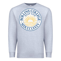 Heather Grey rollins college Premium Sweatshirt - PixelWave