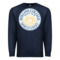 Navy rollins college Premium Sweatshirt - PixelWave