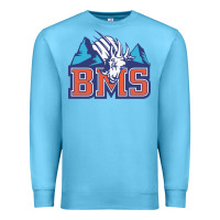 Ocean Blue blue mountain state Premium Sweatshirt - PixelWave