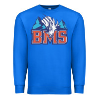 True Royal blue mountain state Premium Sweatshirt - PixelWave
