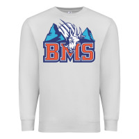 Dove Grey blue mountain state Premium Sweatshirt - PixelWave