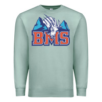 Seafoam blue mountain state Premium Sweatshirt - PixelWave