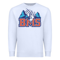 White blue mountain state Premium Sweatshirt - PixelWave