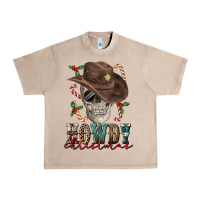 French Oak howdy christmas skull Urban Heavy Tee - FaDigitalArtStudio