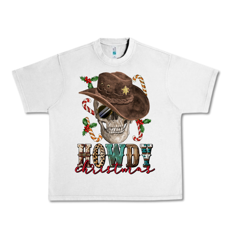 Howdy Christmas Skull Urban Heavy Tee by FaDigitalArtStudio | Teevron
