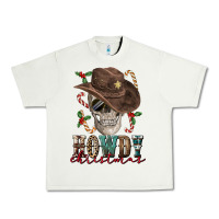 Pistachio howdy christmas skull Urban Heavy Tee - FaDigitalArtStudio