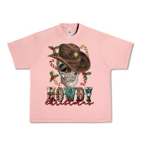 Salmon howdy christmas skull Urban Heavy Tee - FaDigitalArtStudio