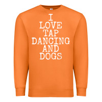 Carrot i love tap dancing & dogs funny dog gift t shirt men women Premium Sweatshirt - PixelWave