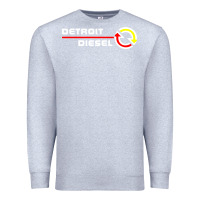 Heather Grey Detroit Diesel Premium Sweatshirt - PixelWave
