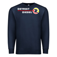 Navy Detroit Diesel Premium Sweatshirt - PixelWave