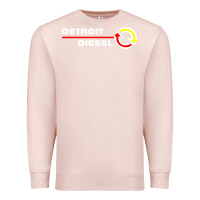 Pale Pink Detroit Diesel Premium Sweatshirt - PixelWave