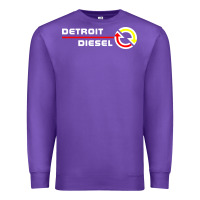 Purple Detroit Diesel Premium Sweatshirt - PixelWave