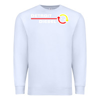White Detroit Diesel Premium Sweatshirt - PixelWave