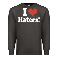 Smoke i love haters Premium Sweatshirt - PixelWave