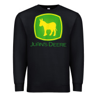 Black Juan Deere Farmer Gardener Landscaper Funny Premium Sweatshirt - PixelWave