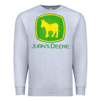 Heather Grey Juan Deere Farmer Gardener Landscaper Funny Premium Sweatshirt - PixelWave