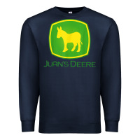 Navy Juan Deere Farmer Gardener Landscaper Funny Premium Sweatshirt - PixelWave