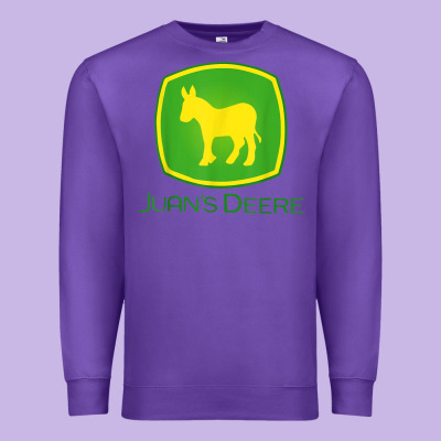 Juan Deere Farmer Gardener Landscaper Funny Premium Sweatshirt Designed By Pixelwave