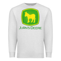 Oatmeal Heather Juan Deere Farmer Gardener Landscaper Funny Premium Sweatshirt - PixelWave