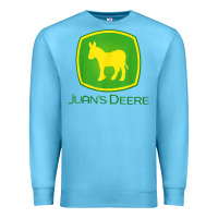 Ocean Blue Juan Deere Farmer Gardener Landscaper Funny Premium Sweatshirt - PixelWave