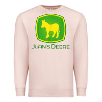 Pale Pink Juan Deere Farmer Gardener Landscaper Funny Premium Sweatshirt - PixelWave