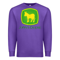 Purple Juan Deere Farmer Gardener Landscaper Funny Premium Sweatshirt - PixelWave