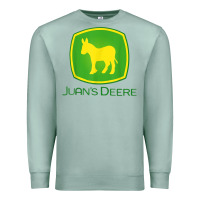 Seafoam Juan Deere Farmer Gardener Landscaper Funny Premium Sweatshirt - PixelWave