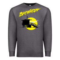 Baywatch Lifeguard Tower Sunset   Baywatch Premium Sweatshirt | Teevron