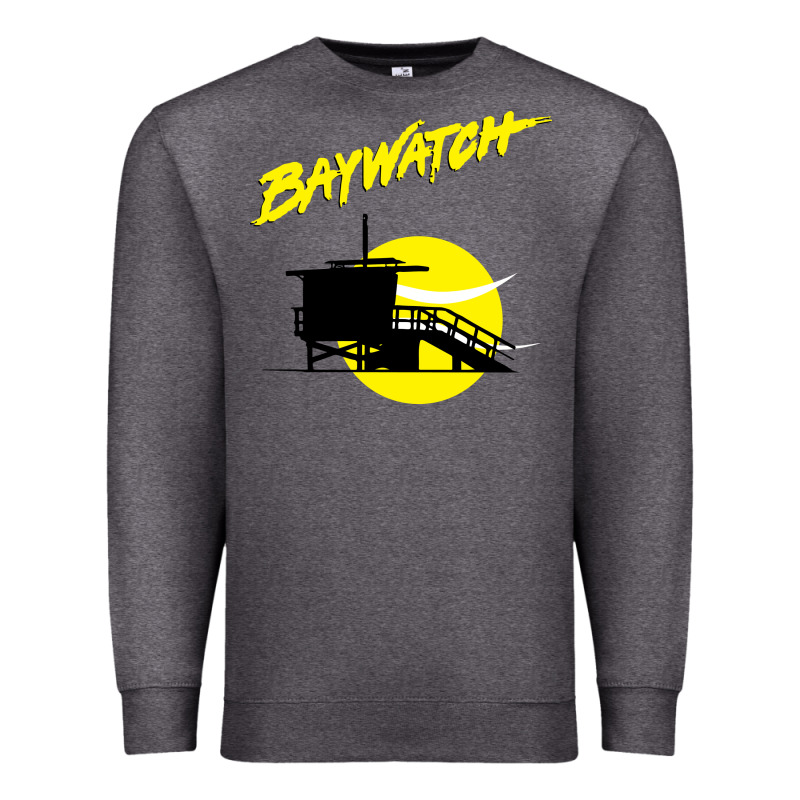 Baywatch Lifeguard Tower Sunset   Baywatch Premium Sweatshirt by PixelWave | Teevron