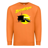 Carrot baywatch lifeguard tower sunset   baywatch Premium Sweatshirt - PixelWave