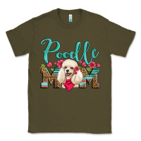Army Green poodle mom Classic Tee - Artiststas