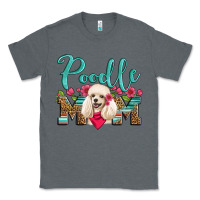 Charcoal Heather poodle mom Classic Tee - Artiststas