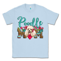 Dusty Blue poodle mom Classic Tee - Artiststas
