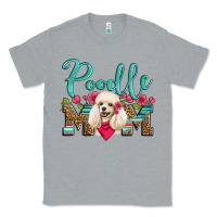 Heather Grey poodle mom Classic Tee - Artiststas