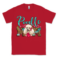 Red poodle mom Classic Tee - Artiststas