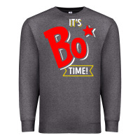 Charcoal Heather it's bo time Premium Sweatshirt - PixelWave
