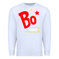White it's bo time Premium Sweatshirt - PixelWave