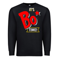 Black it's bo time Premium Sweatshirt - PixelWave