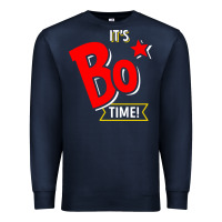 Navy it's bo time Premium Sweatshirt - PixelWave