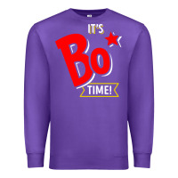 Purple it's bo time Premium Sweatshirt - PixelWave