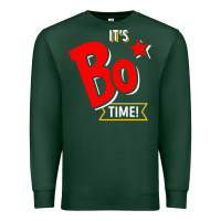 Sports Green it's bo time Premium Sweatshirt - PixelWave