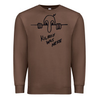 Chestnut Kilroy was here (on RedBubble) gift Premium Sweatshirt - PixelWave